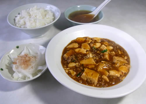 麻婆豆腐定食